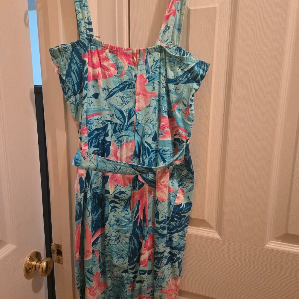 EUC Pinup Couture Malibu Tiki Dress- Size M- UNICORN - Picture 4 of 4
